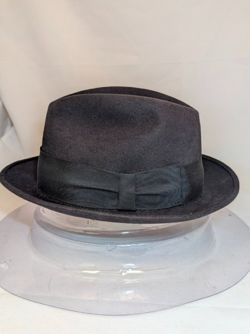 Buckley Fedora Gray Fur Felt Sz 7 1/8 Made in Canada Vintage